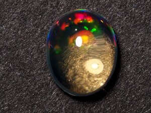 未使用デッドストック 天然メキシコオパール ルース　1.258 ct、ケース入り