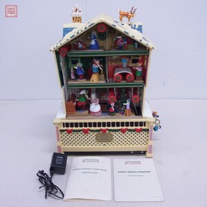 現状品 Mr.Christmas SANTA’S MUSICAL WORK SHOP オルゴール 動作確認済【FD