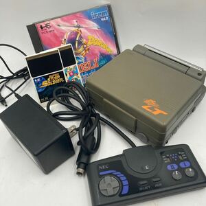 【オーバーホール済み・動作品】 NEC PCエンジンLT PI-TG9 PC ENGINE +ソフト3本 コントローラー付き保証付き