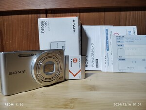 SONY ソニー DSC-W830 シルバー　デジタル　 サイバーショット