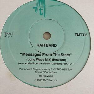 RAH Band - Messages From The Stars 12 INCH