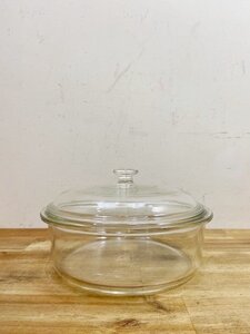 PYREX パイレックス キャセロール ヴィンテージ クリア オールド コレクション キッチン雑貨 食器 MADE IN JAPAN アメリカン【B1466】