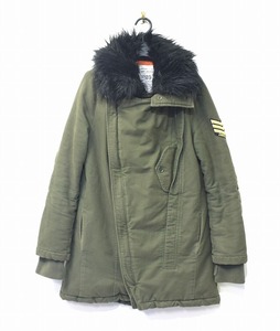 Zadig&Voltaire（ザディグ・エ・ヴォルテール）ミリタリー ジャケット コート アーミー MILITARY JACKET KILY Vintage ヴィンテージ 中綿 