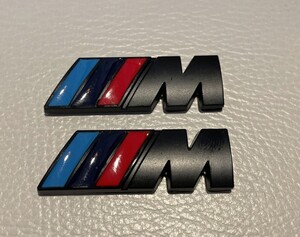 BMW Mスポーツ フロントフェンダー Mエンブレム ブラック F20F30F32F25F46E36E64E60E61E65E66E70E71E81E83E85E87E89E90E91E92！