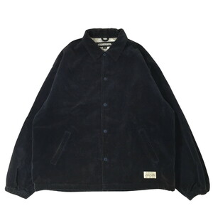 NEIGHBORHOOD ネイバーフッド CORD WINDBREAKER JK CO 太 コーデュロイ コーチ ジャケット 222SPNH-JKM01 XL