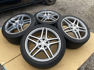 ホイール付タイヤ４本セット メルセデスベンツ純正 W212 W207 AMG Eクラス 18x8.5J+48 9J+54 112-5 4本 A212 W204 W205 W206 W213 W212