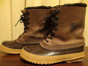 Eddie Bauer　SOREL/ソレル◇本革ブーツ/MADE IN CANADA 【size W7 23cm/brown/茶】暖か分厚いフェルトインナー付/Leather/Boots/shoes◇