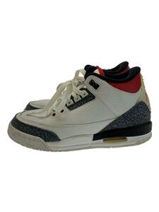 NIKE◆AIR JORDAN 3 RETRO SE-T GS_エアジョーダン 3 レトロ SE-T GS/23cm/WHT