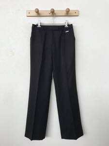 DAKS 11-431146 ダックス レディース カシミヤブレンド ウールパンツ スラックス 裏地付き ブラック 美品 size 38