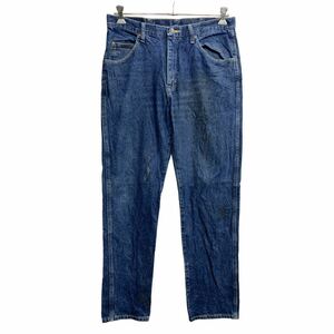 Wrangler デニムパンツ W34 ラングラー レギュラーフィット インディゴ コットン メキシコ製 古着卸 アメリカ仕入 2312-543