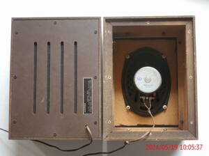 AMPEX・MODEL 517・Full Range 楕円 Sp ( 寸法 160 x 240程度？ )・・・Sp Unit (多分 Jensen ？ 写真参照)