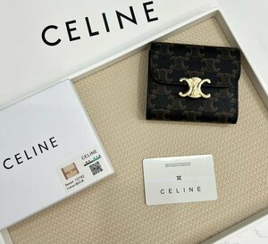 ★新入荷★CELINE セリーヌ 三つ折り財布 スモールウォレット 三つ折り財布