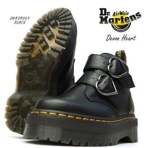 【新品】Dr.Martens DEVON HEART UK3 厚底ブーツ ストラップ ドクターマーチン デボン JADON SINCLAIR BRITAIN BEXソール ダブルソール 