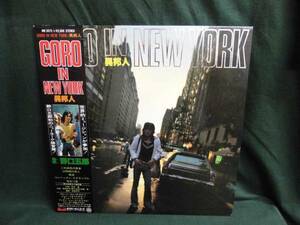 野口五郎/GORO IN NEW YORK異邦人●帯付きLP＋ソノシート