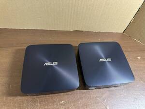 2台まとめて ミニPC ASUS VivoMini SSD mSATA 128GB メモリ8GB Intel 2957U 1.40GHz BIOS起動OK 現状品