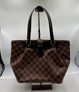 1円〜○ 美品 LOUIS VUITTON ウエストミンスターPM ダミエ ショルダーバッグ ルイヴィトン ダミエキャンバス N41102 ブラウン レディース