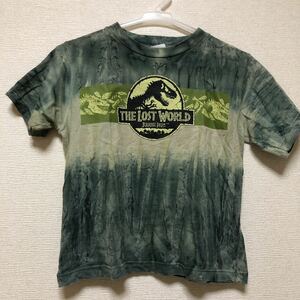 XS ジュラシックパーク Tシャツ タイダイ ロストワールド JURASSIC PARK THE LOST WORLD Tシャツ チビT ヴィンテージ メキシコ製