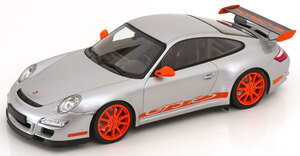 minichmaps 1/18 Porsche 911 (997) GT3 RS 2007 silver orange　ポルシェ　ミニチャンプス