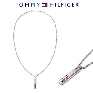 トミーヒルフィガー TOMMY HILFIGER プレート ネックレス ペンダント 2790314 シルバー ユニセックス メンズ レディース 男性 女性