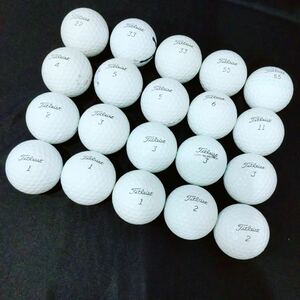 【035】最高級●低価格●ロストボール●20個●Titleist ●タイトリス●Prov1●ゴルフボール●ゴルフ●定価1万2千円●1円スタート