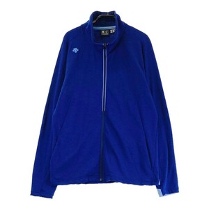 DESCENTE GOLF デサントゴルフ 長袖ジップジャケット ブルー系 O [240101227654] ゴルフウェア メンズ