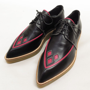 CAL-COKE DIAMOND LEATHER SHOES ROCKABILLY CREAM SODA カルコーク ダイヤモンド レザー ラバーソール ブーツ ロカビリー クリームソーダ