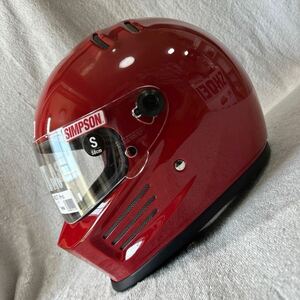 ★ SIMPSON BANDIT PRO RED 58cm シンプソン バンディット プロ フルフェイスヘルメット SG規格 正規 A60521-10