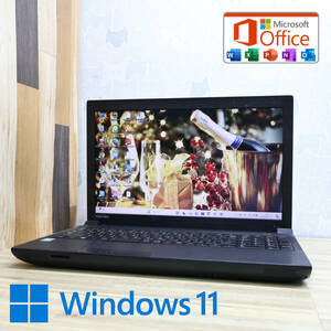 ★中古PC 高性能4世代i5！320GB★B554/M Core i5-4210M Win11 MS Office 中古品 ノートPC★P73368