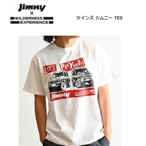 ジムニー×ウィルダネスエクスペリエンス ツインズ ジムニーＴシャツ ホワイト L　823501　メンズ　アウトドア