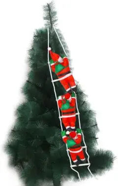 値下げしました✨　クリスマス 飾り はしごサンタクロース