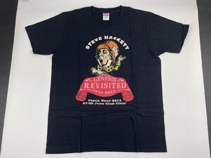 長G108/スティーヴ・ハケット オフィシャルTシャツ Lサイズ/黒/2013年ジェネシス/genesis/revisited/1円～