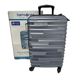 ◆◆ Samsonite サムソナイト ジッププラス スーツケース 機内持ち込みサイズ 取手１段階のみ止まる 57053 シルバー 目立った傷や汚れなし