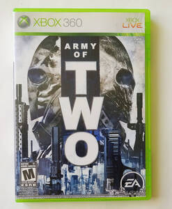 アーミー オブ ツー ARMY OF TWO 北米版 ★ XBOX 360 / XBOX ONE / SERIES X