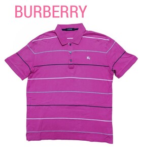 【良品】BURBERRY(バーバリー)メンズポロシャツ L