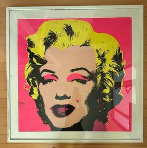 格安！ジャンク品 ピンク・マリリン アンディ・ウォーホル「Marilyn Monroe / Sunday B.Morning」シルクスクリーン/サンデーBモーニング