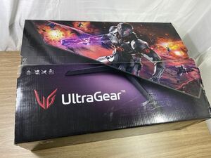 ジャンク LG 27インチ 4Kゲーミングモニター UltraGear 27GP95R-B 本体のみ 画面割れ■FR3103