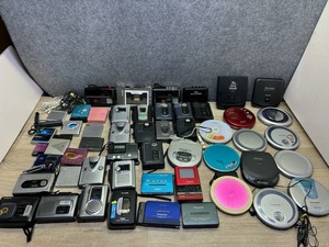 ジャンク☆ポータブル　カセット・CD・MD【50台】☆SONY・ walkman／AIWA／Panasonic／KENWOOD　他