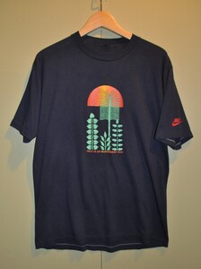 ユーズド ８0年代 NIKE 1983 LILAC BLOOSAMDAY RUN ナイキ ライラック ブロッサムデー ラン Tシャツ