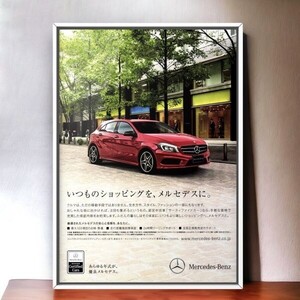 当時物!!! Mercedes Benz 広告/ポスター A-Class Aクラス A180 W176 Mk3 DBA-176042 パーツ 中古 マフラー バンパー ホイール AMG