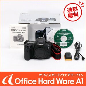 極上品☆ CANON EOS 5D Mark4 デジタル一眼レフカメラ ボディバッテリー 元箱付 送料無料【中古 フルサイズ EOS 5D MarkⅣ】#I