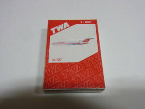 SCHABAK 1/600 TWA Boeing 727/200