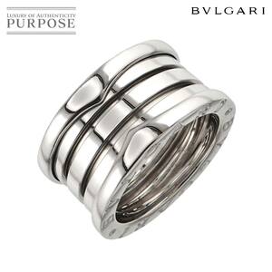 ブルガリ BVLGARI ビーゼロワン 4バンド #50 リング K18 WG ホワイトゴールド 750 指輪 B-ZERO1 Ring 90244361