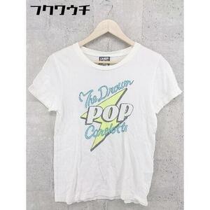 ◇ CANDY STRIPPER キャンディストリッパー 半袖 Tシャツ カットソー サイズ2 ホワイト レディース