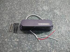 1991～94年製 FERNANDES DS-1 Single Coil Pickup Black　フェルナンデス プラスチックカバード ゴールド ロゴ 　フロント　②