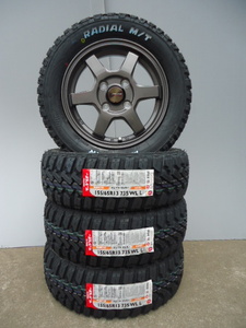 マッドスタ-ラジアルM/T☆155/65R13☆アゲバンアゲトラ軽バン軽トラハイゼットエブリ-キャリ-Nバンアトレ-ラパンウェイクサンバ-ピクシス