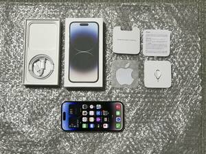 極上美品 Apple iPhone 14 Pro 256GB シルバー MQ0Y3J/A 国内版SIMロックフリー