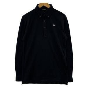 LACOSTE ラコステ 長袖 ポロシャツ size4/ブラック