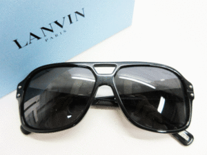 (D) 新品 LANVIN サングラス ランバン ブラック 箱付き SLN 507