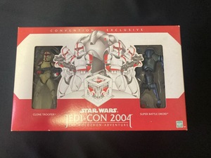 STARWARS スターウォーズ フィギュア Jedi-Con 2004 The Holocron Adventure Clone Trooper Super Battle Droid クローントルーパー