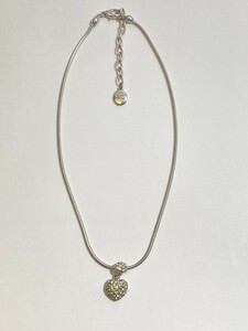 SONIA RYKIEL Bijoux ソニアリキエル Bijoux ビジュー ネックレス アクセサリー ハート型トップ 全長約42cm